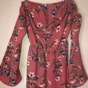 Charlotte Russe Floral Romper